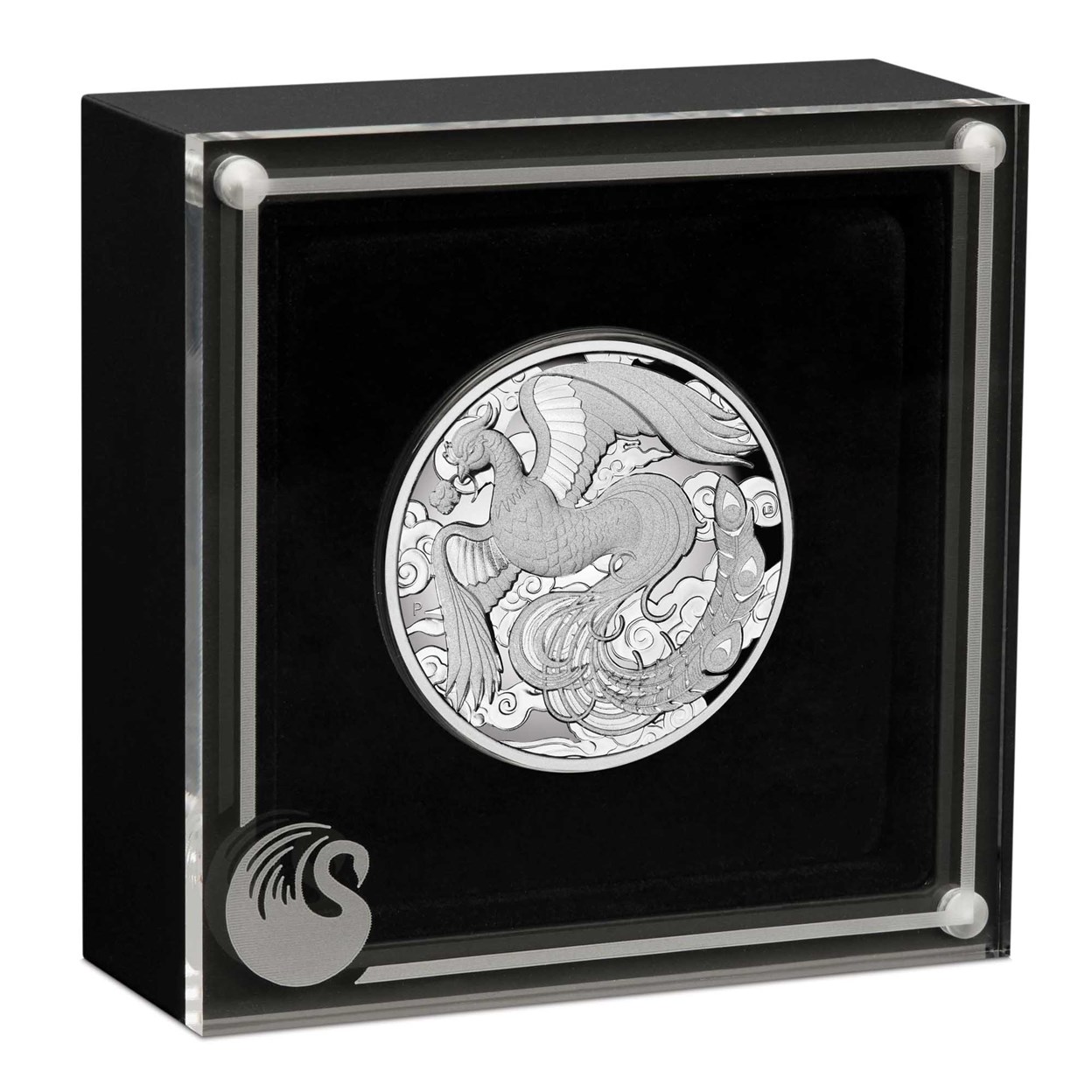 09 2022 phoenix 2oz silver proof high relief coin incase HighRes