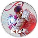 02 2022 Street Fighter Ryu 1oz Silver Coloured Coin StraightOn HighRes