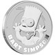 01 2022 Simpsons Bart 1oz Silver Bullion Coin OnEdge HighRes