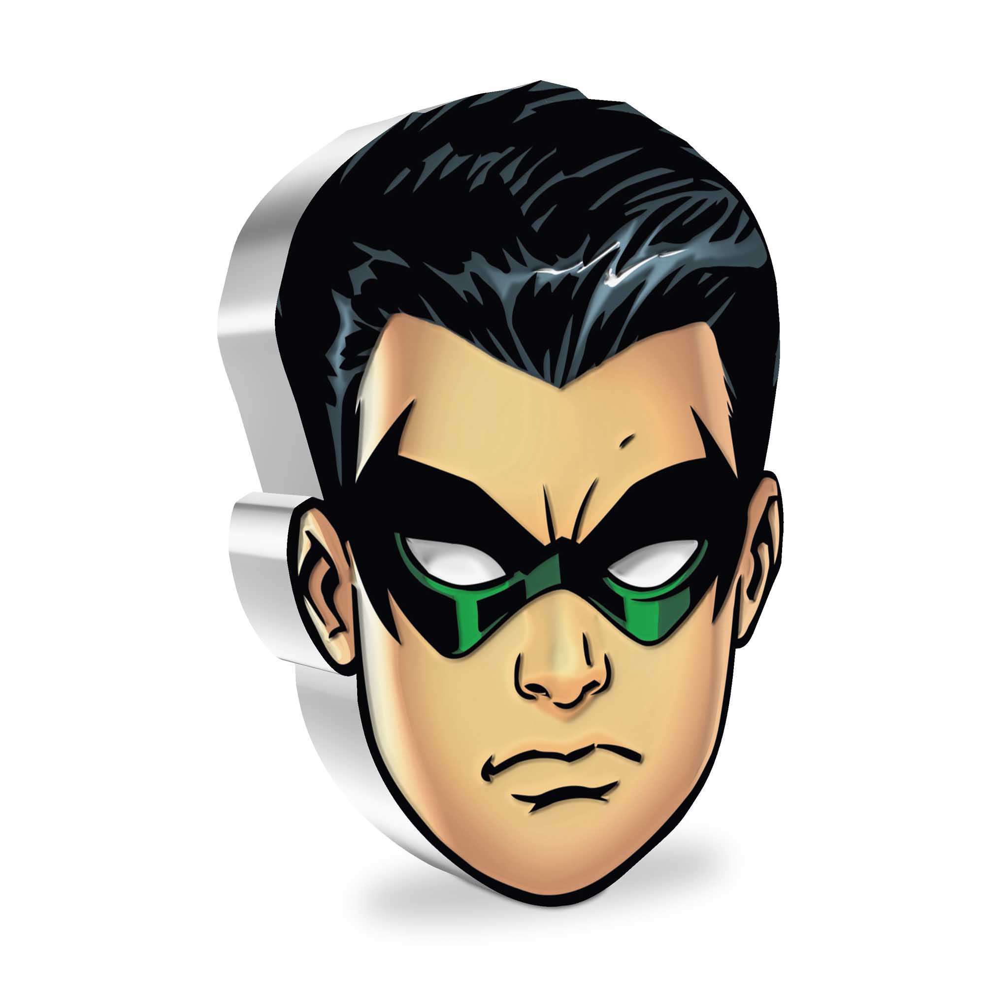 01. Faces of Gotham ROBIN Coin Reverse