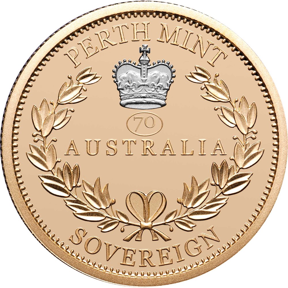 04. Australia Sovereign 2022 $25 Gold Proof Coin Rev