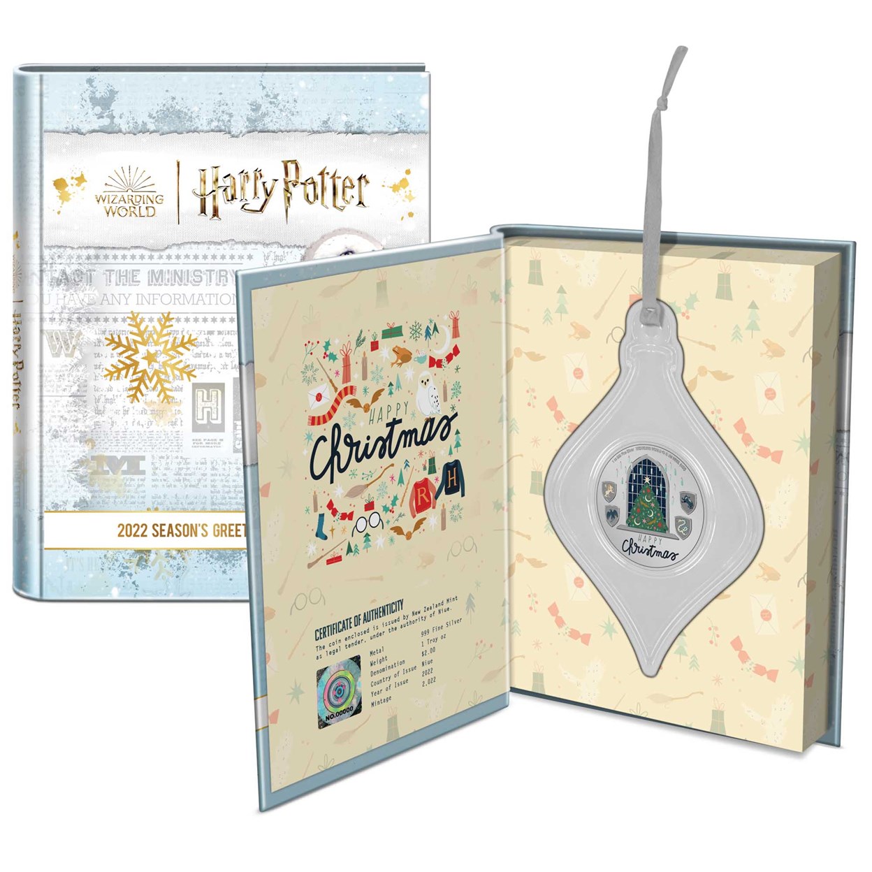 5 2022 Harry Potter Seasons Greetings Packaging