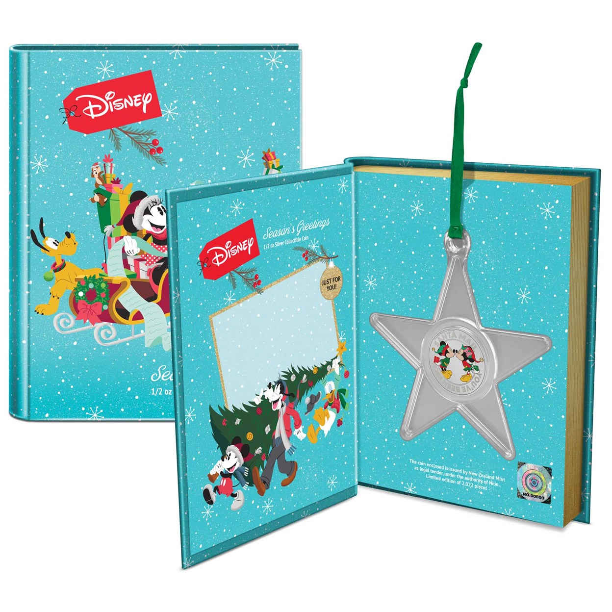 4 2022 Disney Seasons Greetings Booklet Packaging