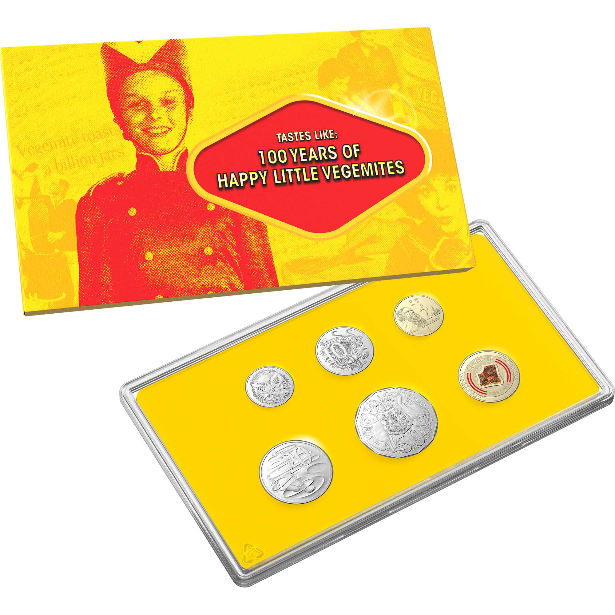 2023 Vegemite Centenary UNC Year Set Packaging LAYOUT