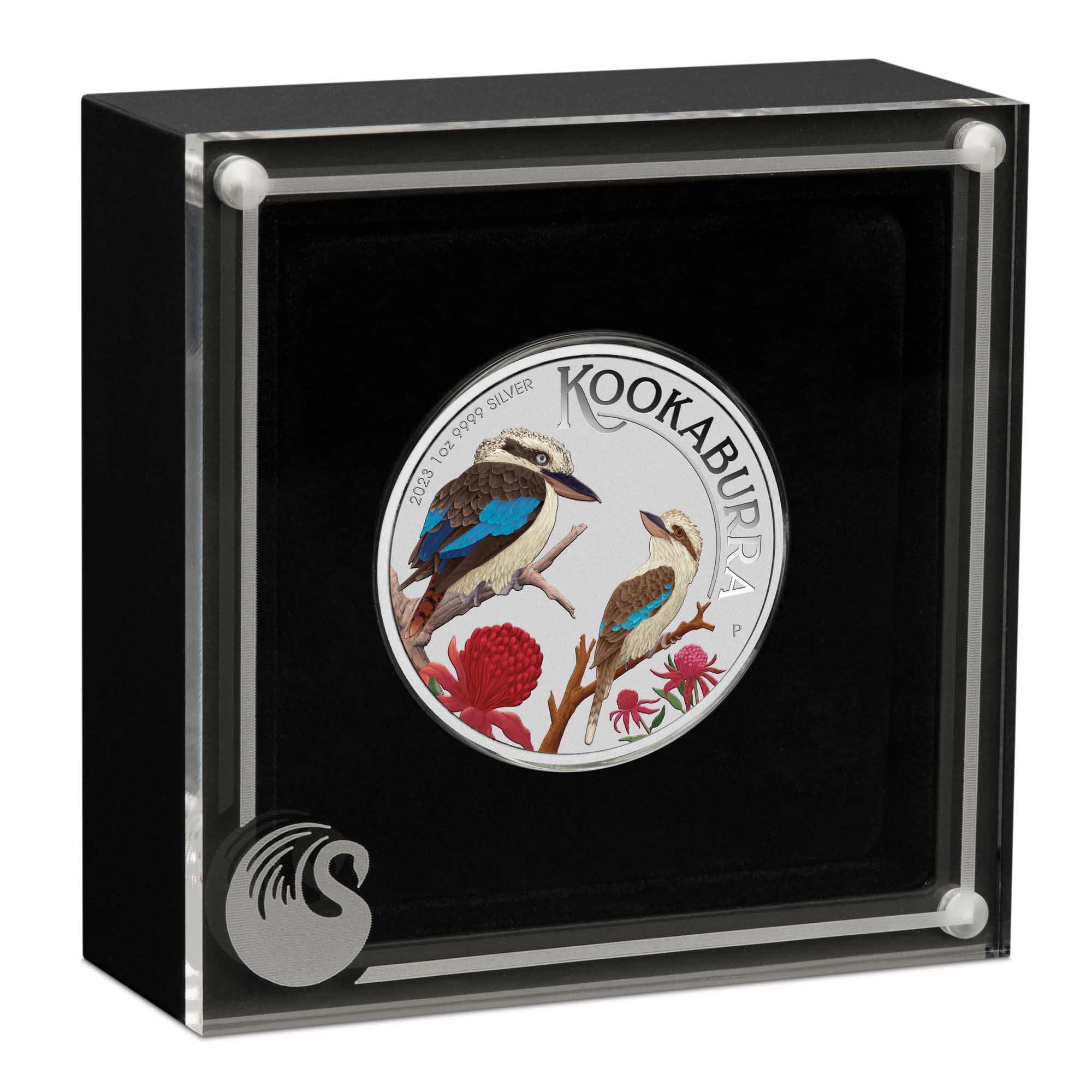 04 2023 Kookaburra 1oz Silver Coloured Coin InCase HighRes