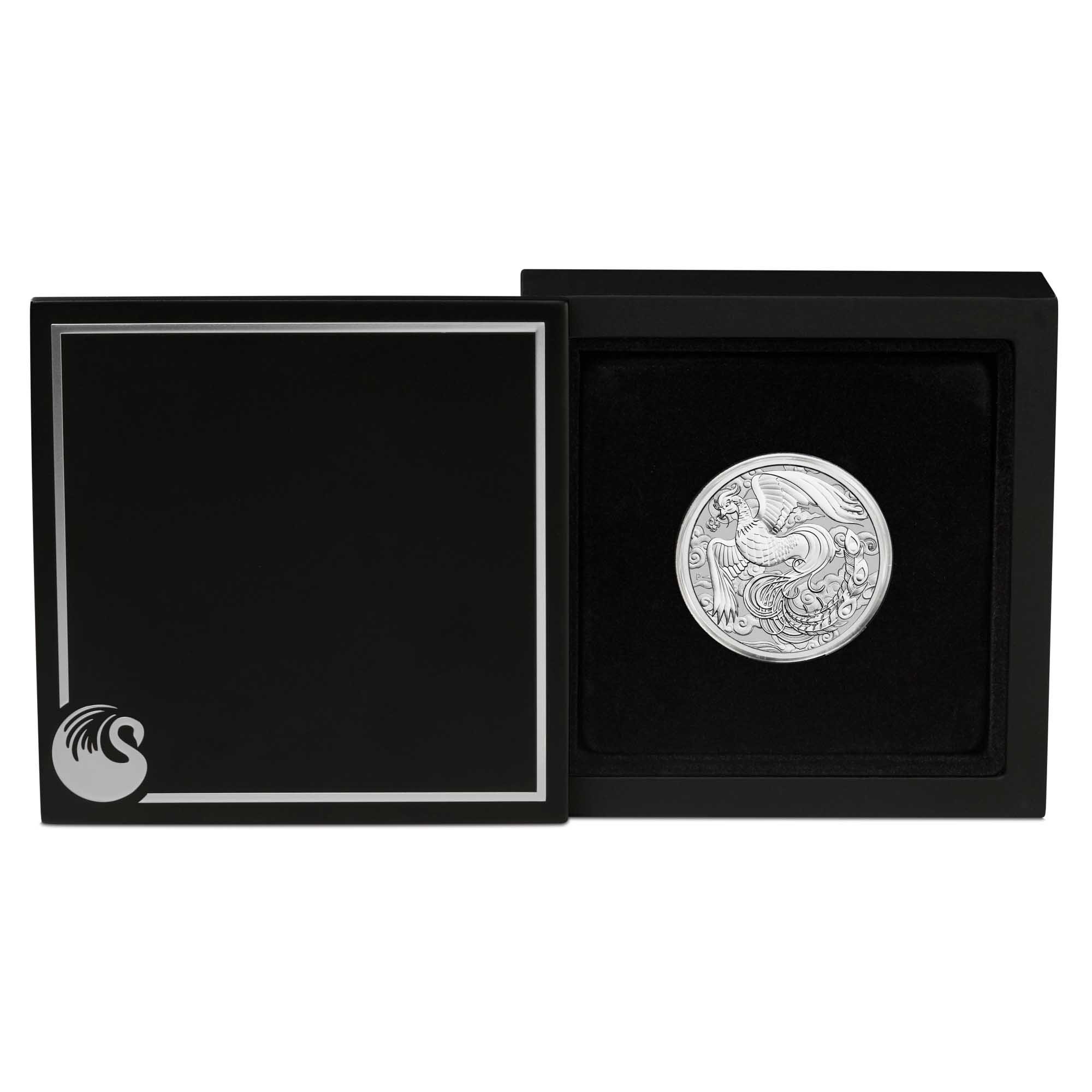 04 2023 Phoenix 1oz Platinum Reverse Proof Coin inCase HighRes