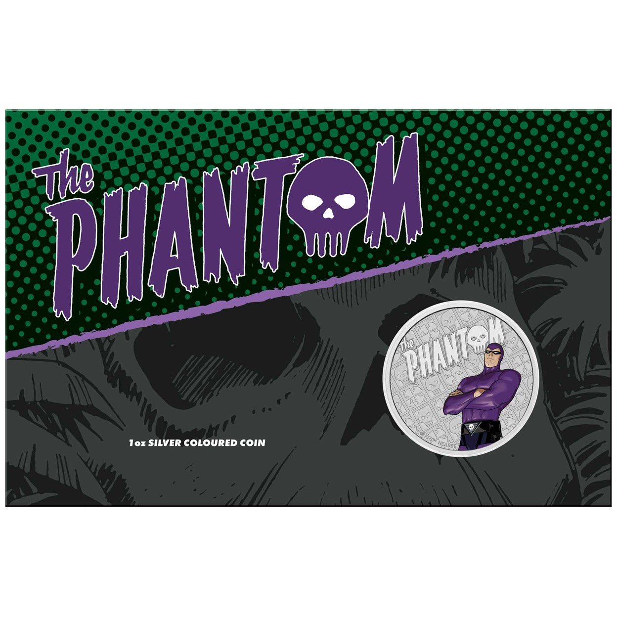 00 The Phantom 2023 1oz Silver Coloured Coin InCard HighRes
