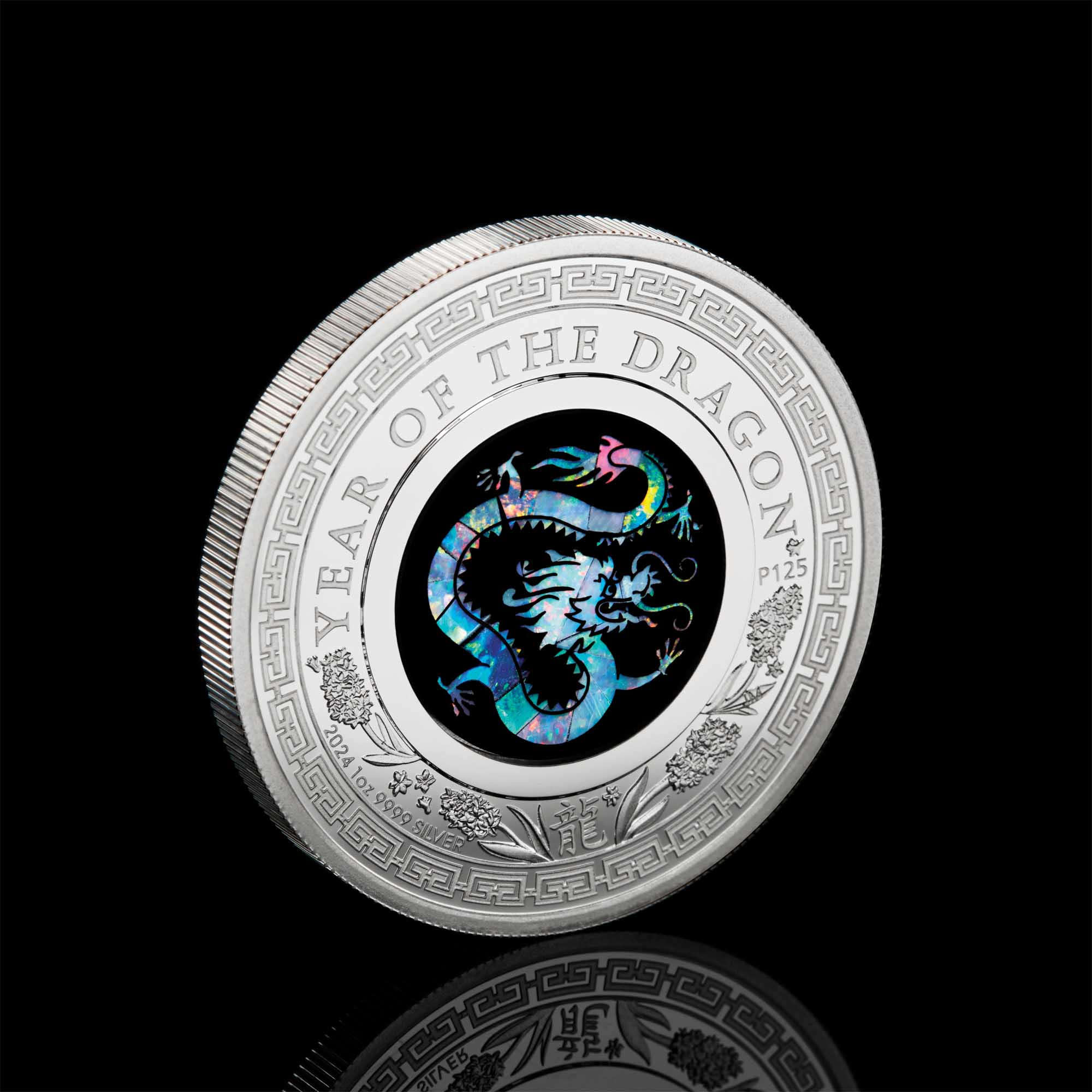 Opal 2024 Dragon 1oz Silver Proof Coin Opal 2024 Dragon 1oz Silver Proof Coin