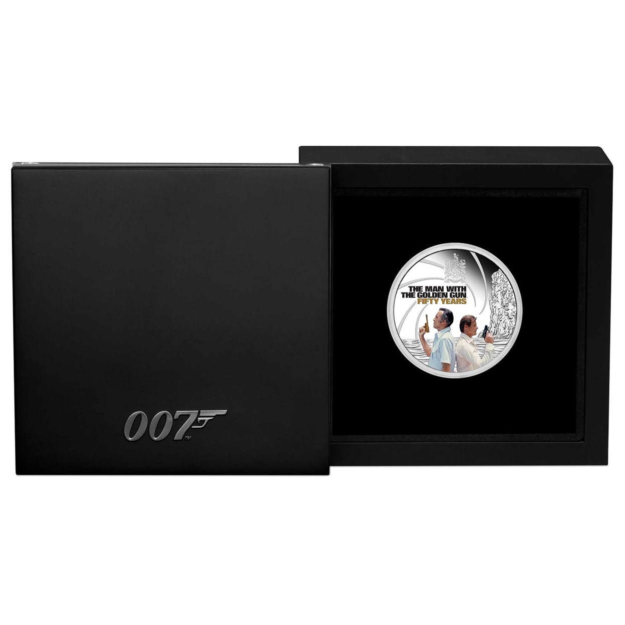 04 James Bond The Man With The Golden Gun 50th Anniversary 2024 1oz Silver Proof Co