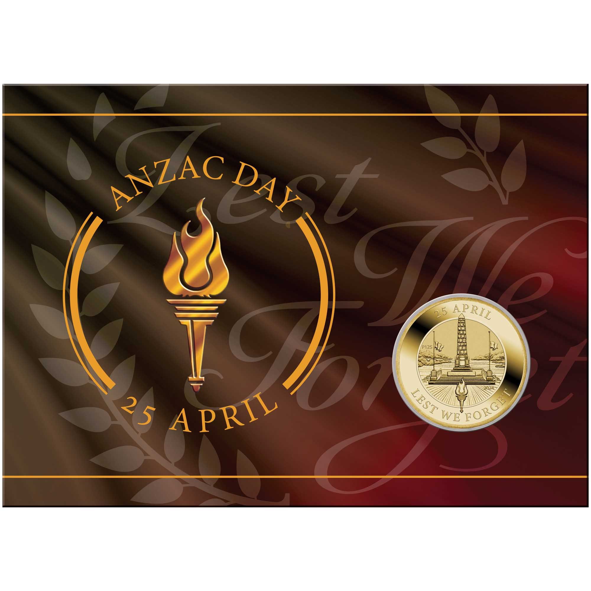00 ANZAC Day 2024 Base Metal Coin InCard HighRes