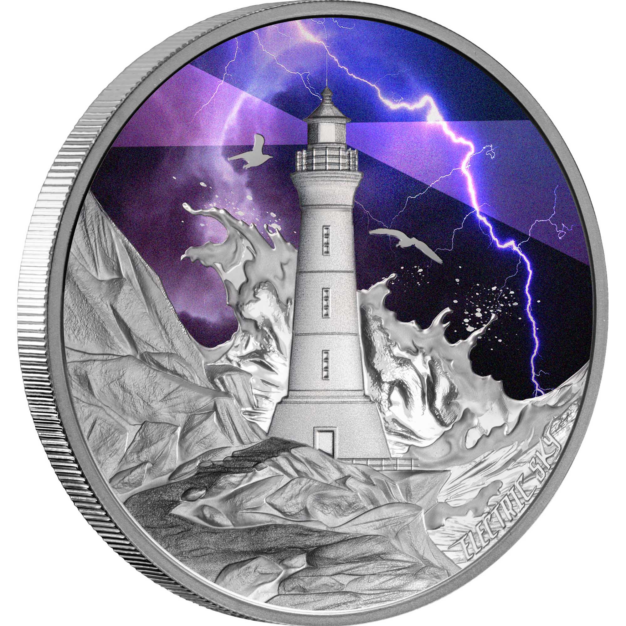 01 TV 2024 $1 ELECTRIC SKY 1oz SILPF Rev Left