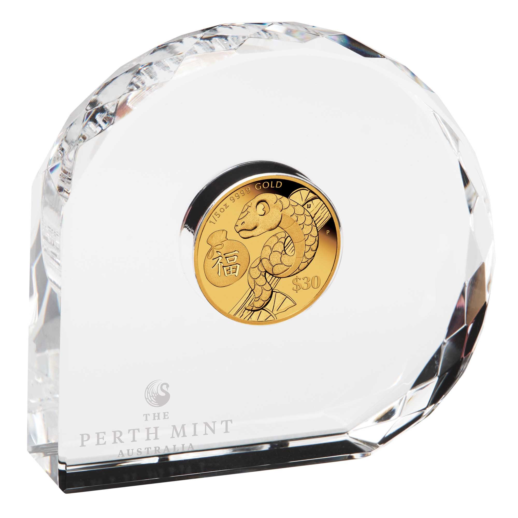 04 2025 Lunar YOT Snake “FU” 1 5oz Gold Proof Coin in case HighRes