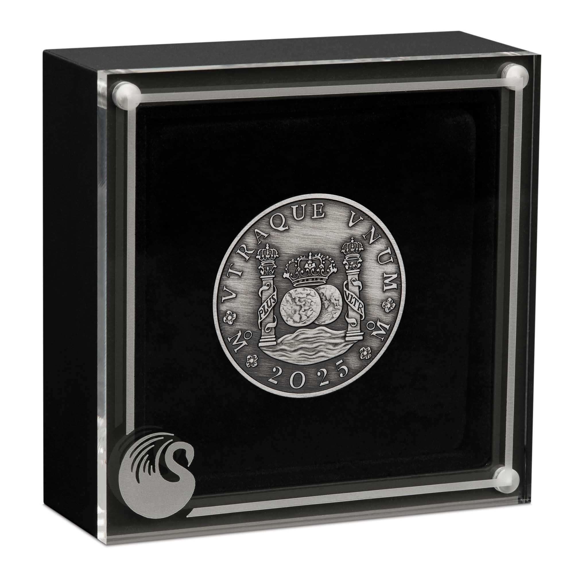 04 2025 225th Anniversary Australian Proclamation Pillar Dollar 1oz Silver Antiqued Coin in case HighRes
