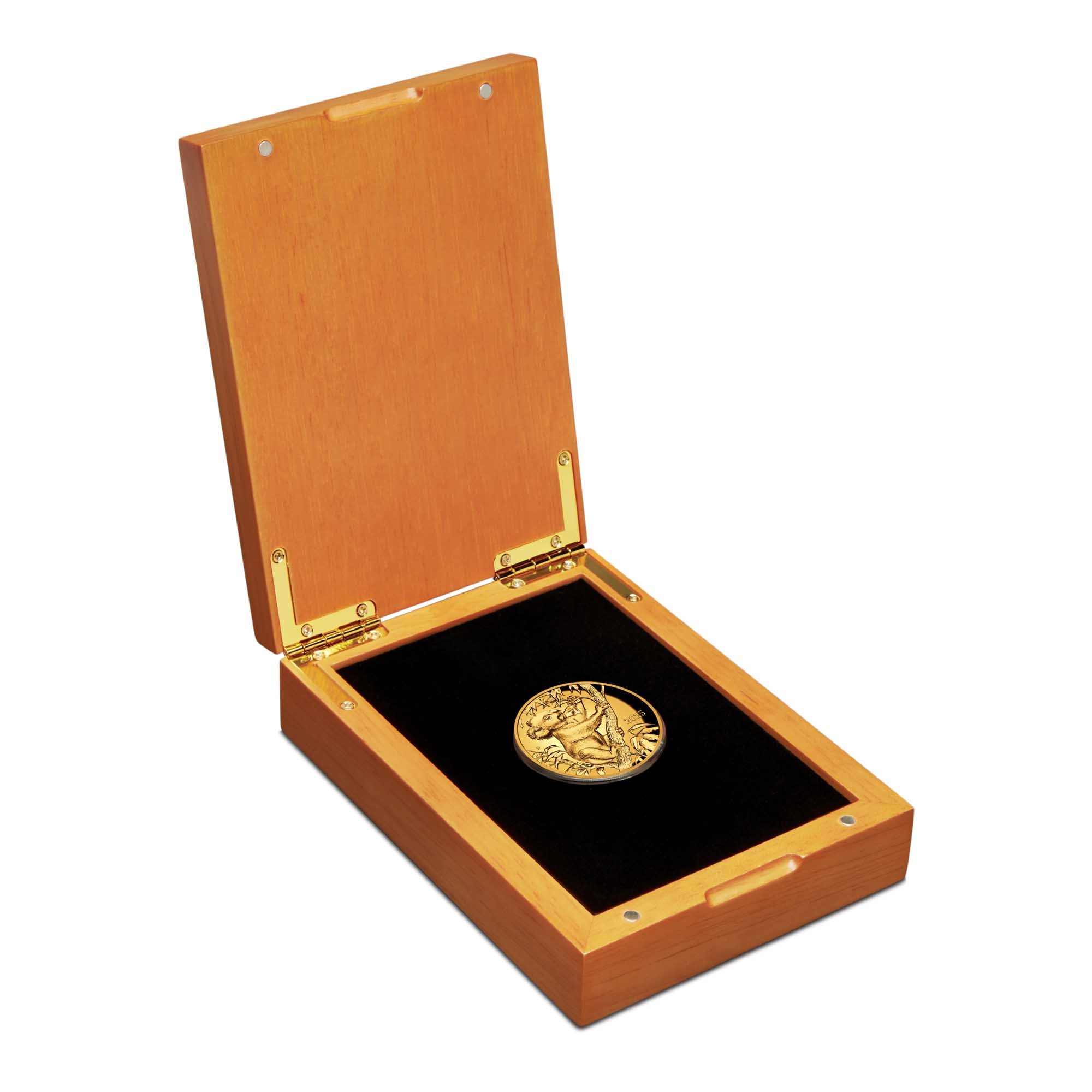 04 Koala By Beth Zaiken 2025 1oz Gold Proof Ultra HR Coin in case HighRes
