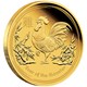 01 australian lunar series ii year of the rooster three coin set 2017 gold proof OnEdge