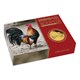 07 australian lunar series ii year of the rooster three coin set 2017 gold proof InShipper