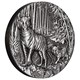 01 2022 YOT Tiger 2oz Silver Antiqued Coin OnEdge HighRes