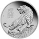 02 2022 Year of the Tiger 1oz Platinum Proof Coin StraightOn HighRes