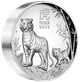 01 2022 Year of the Tiger 5oz Silver Proof High Relief Coin OnEdge LowRes