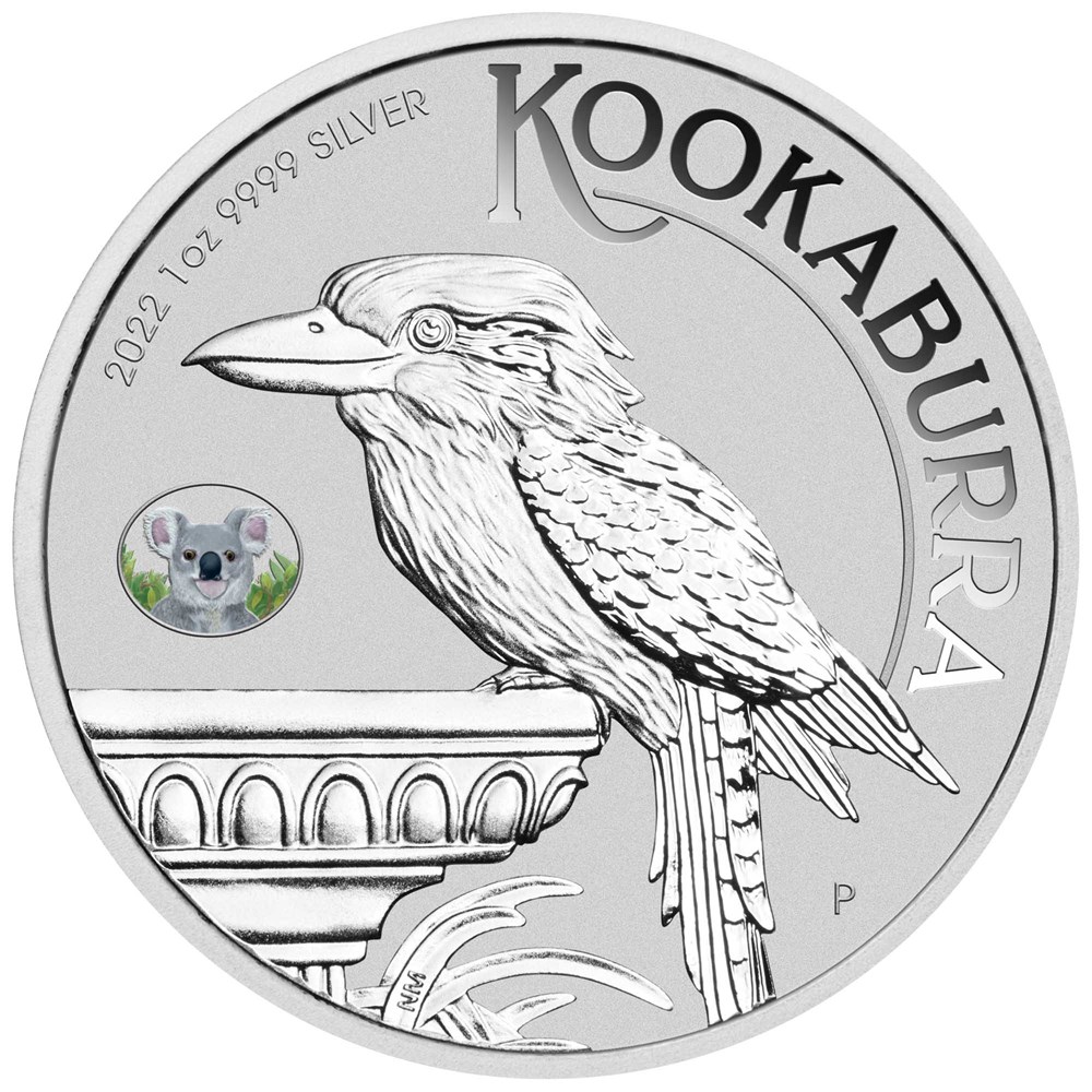 02 2022 BrisbaneCoinShowSpecial AustralianKookaburra 1oz Silver Coin StraightOn HighRes