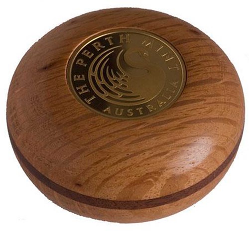 01 perth mint timber paperweight