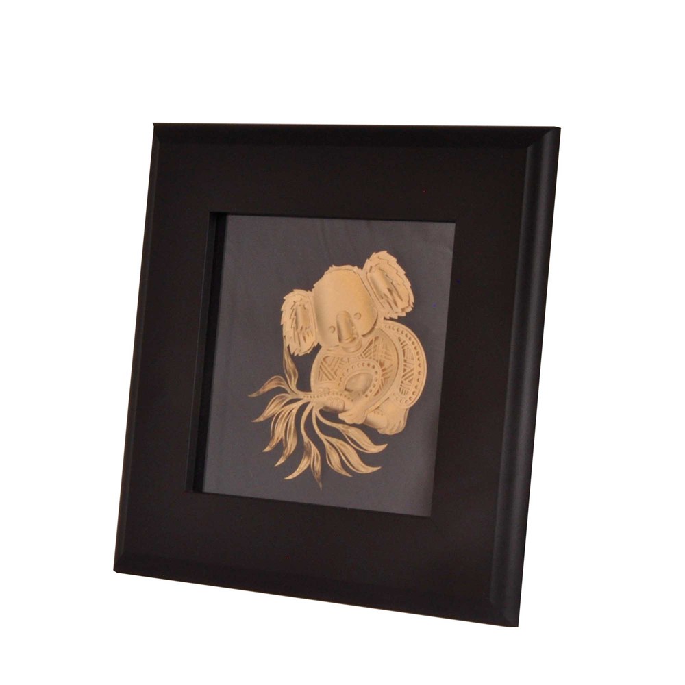 03 3d gold plated koala frame