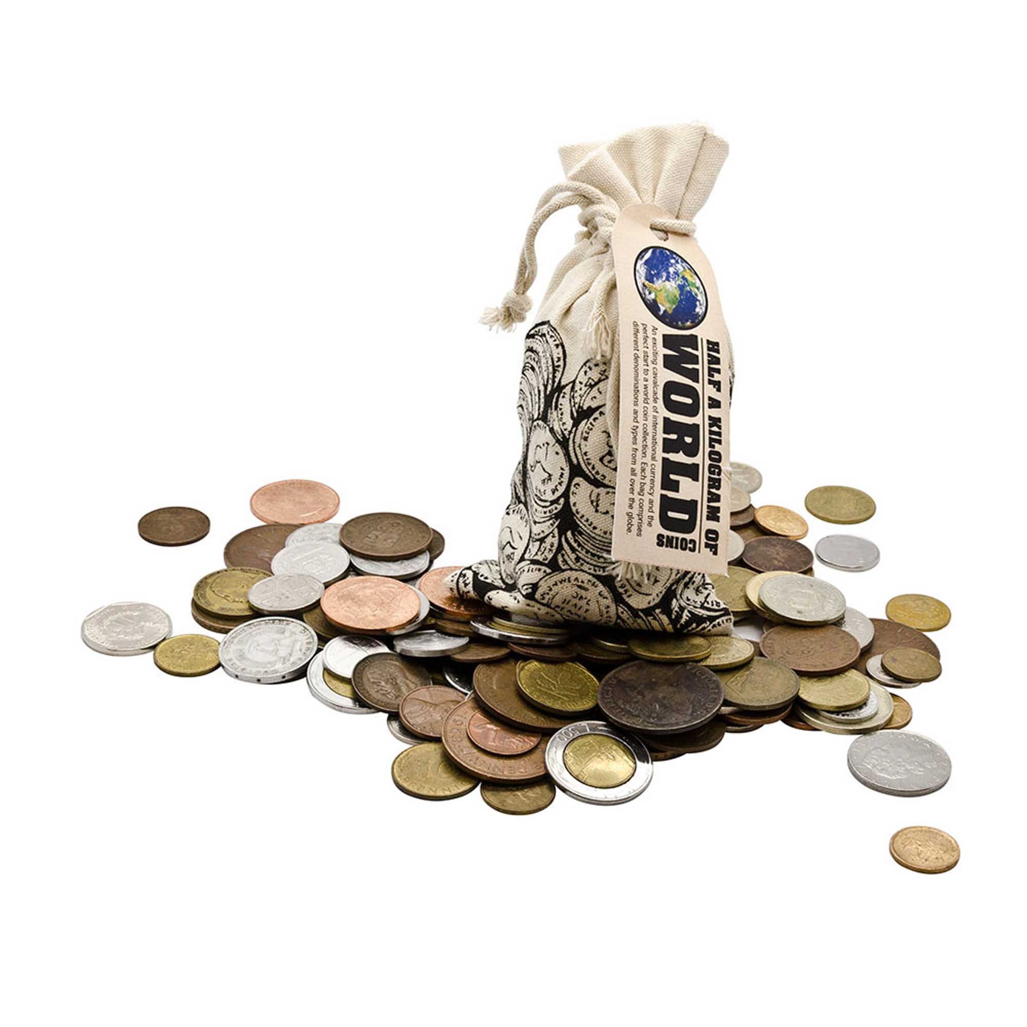 02 world coins loot bag