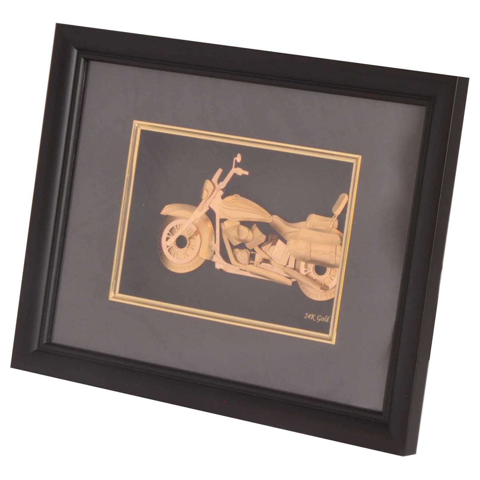 02 3d gold plated motorcycle frame