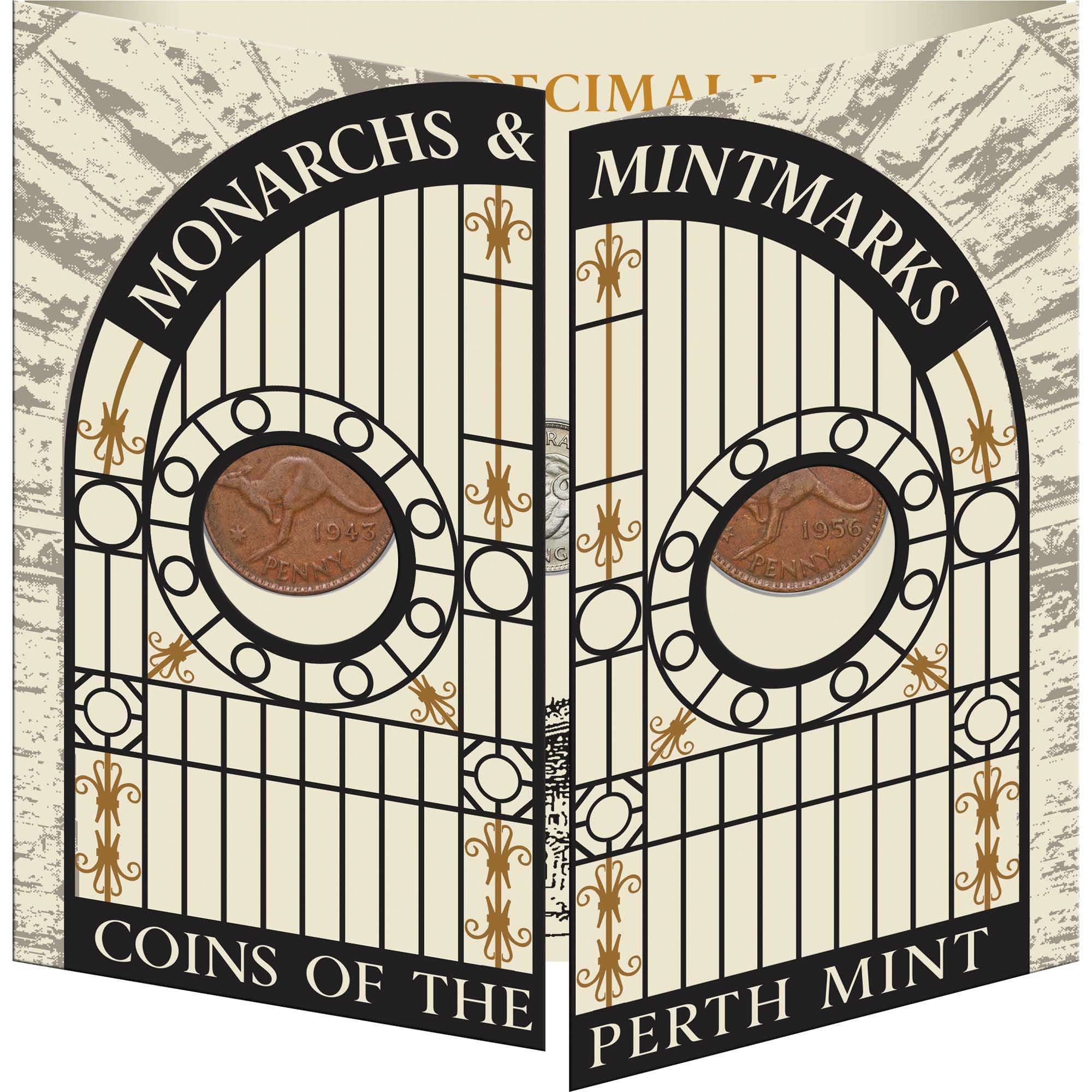 013 memories of monarchs & mintmarks pre decimal collection CardOpen