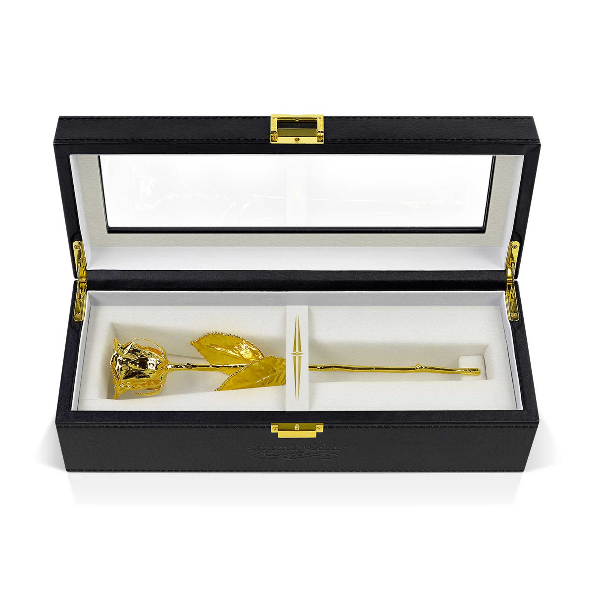 01 gold infinity rose