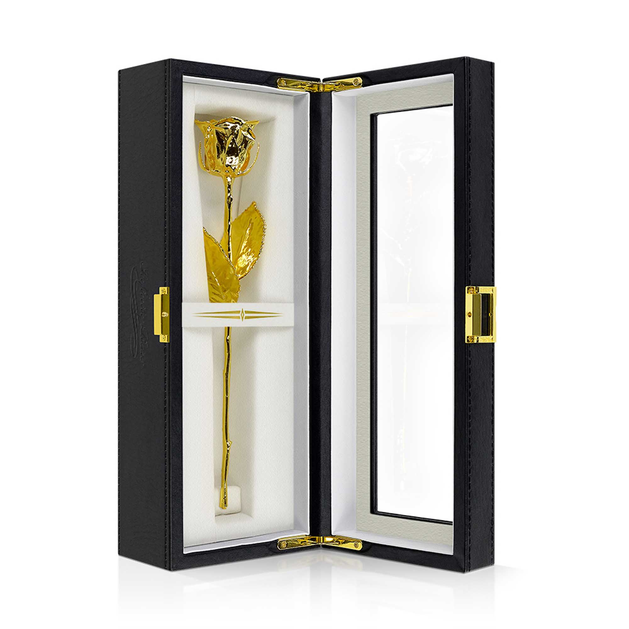 04 gold infinity rose