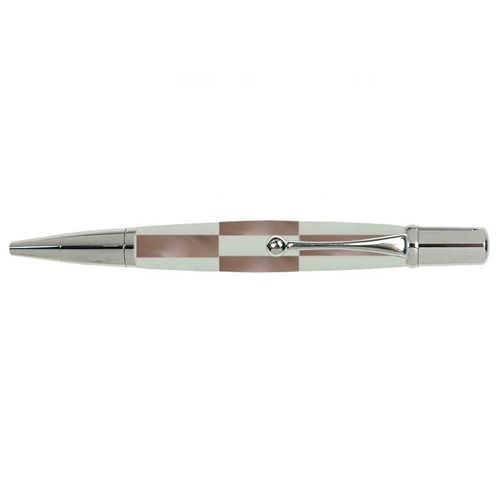 01 american pink mother of pearl white pen