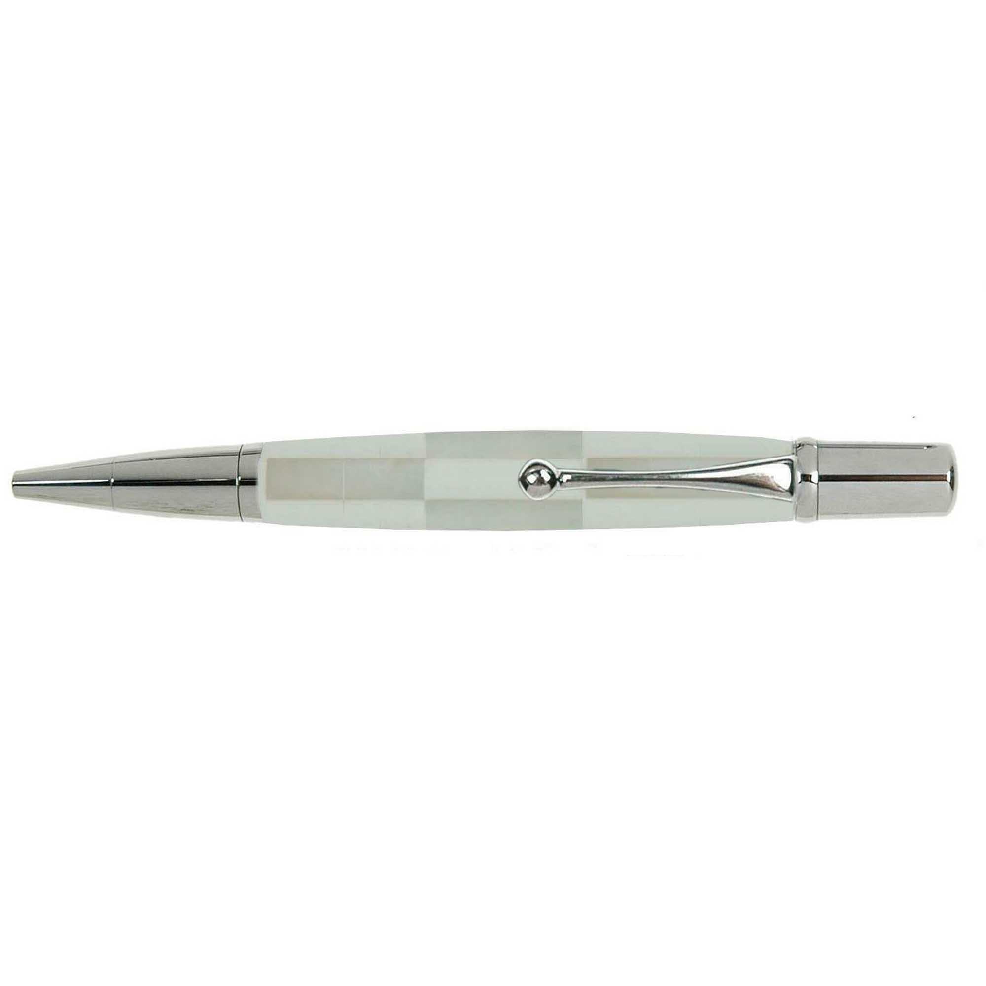 01 australian white mother of pearl white pen