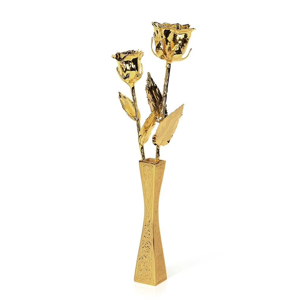 02 infinity rose gold vase