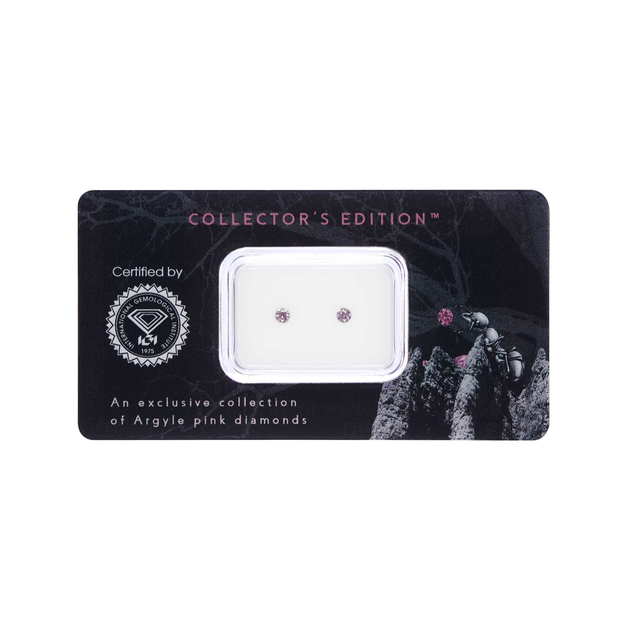 01 loose argyle pink diamonds in card fp si2 0