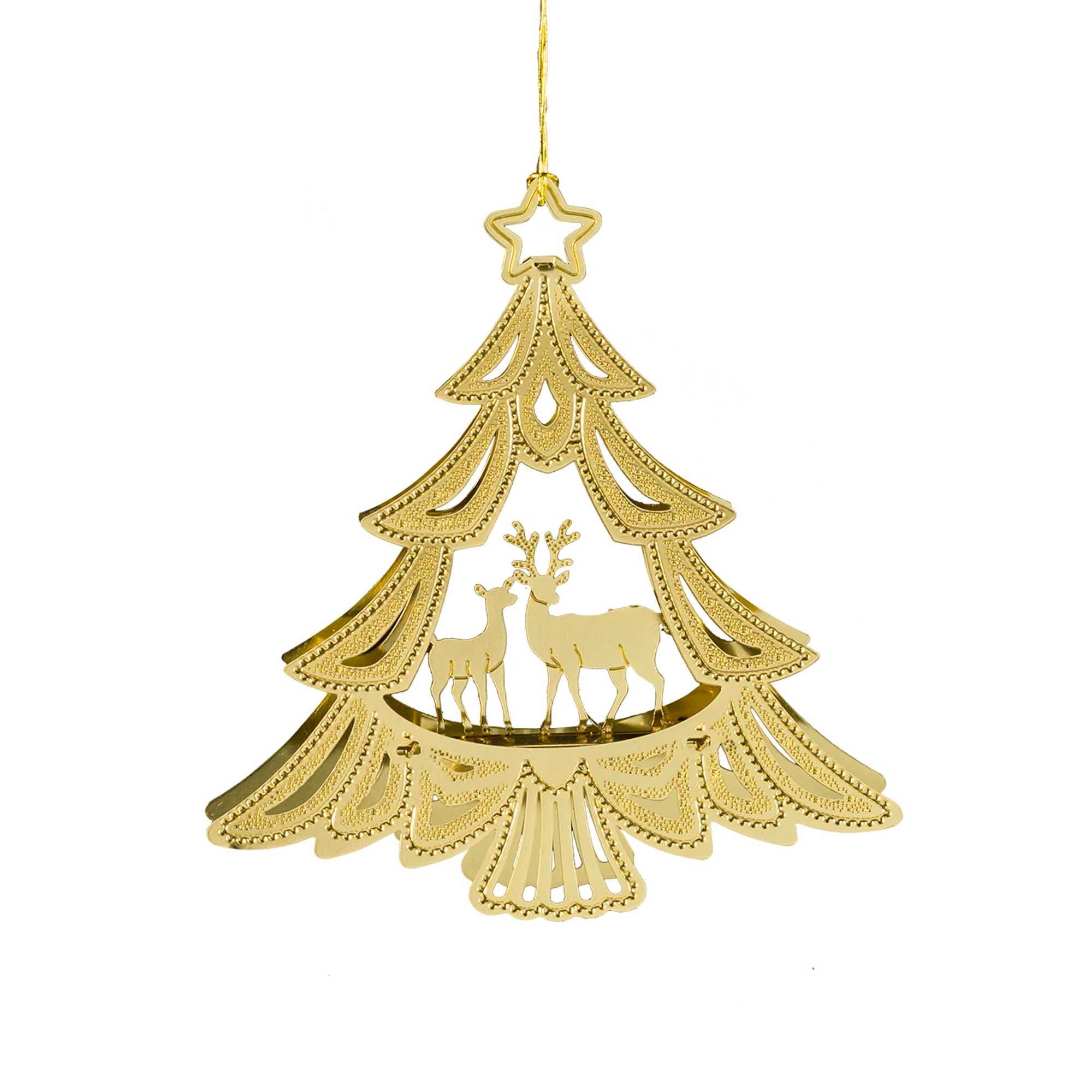 1 Christmas Decoration Reindeers under the Tree SV25D001