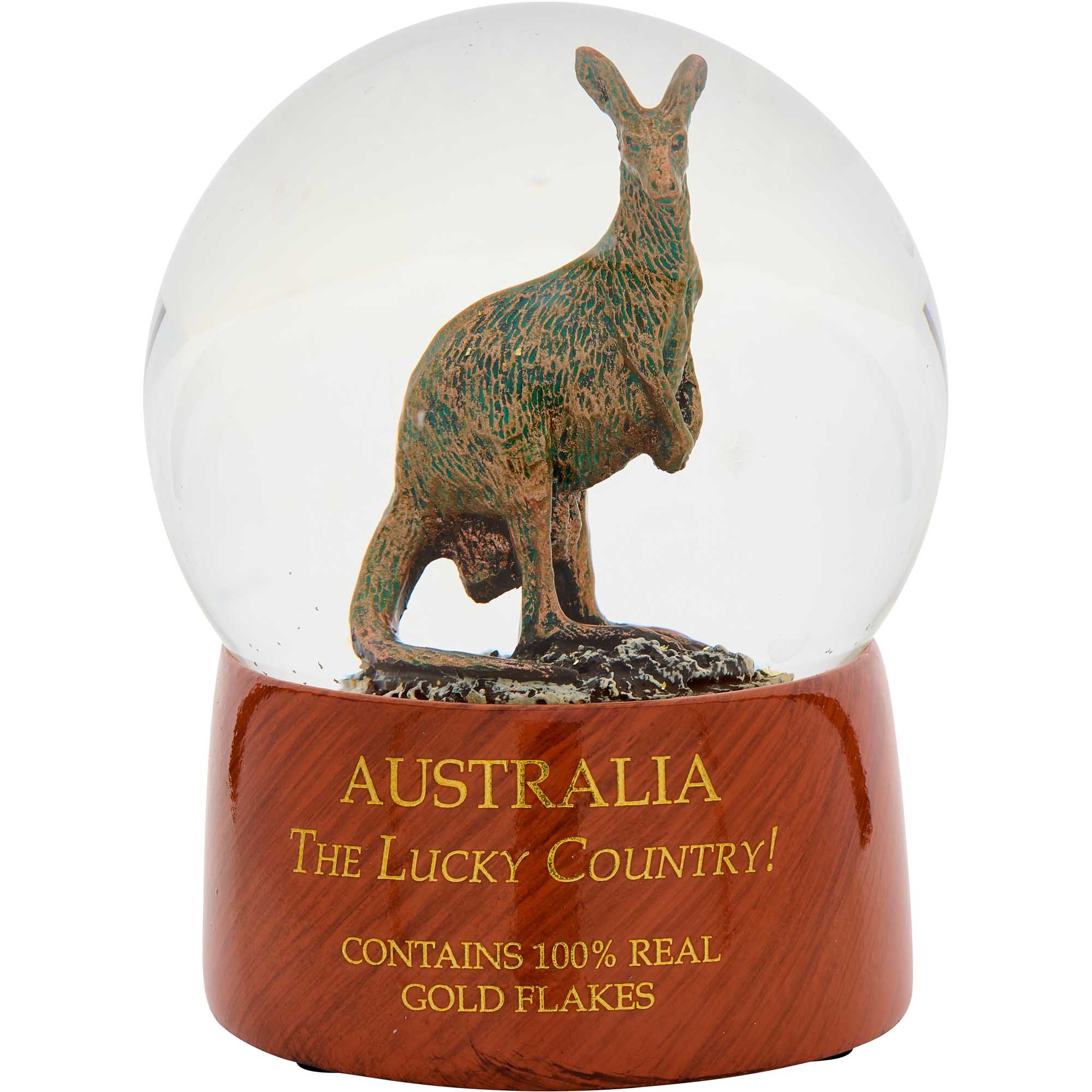 SVKSNOW   Kangaroo Snow Globe