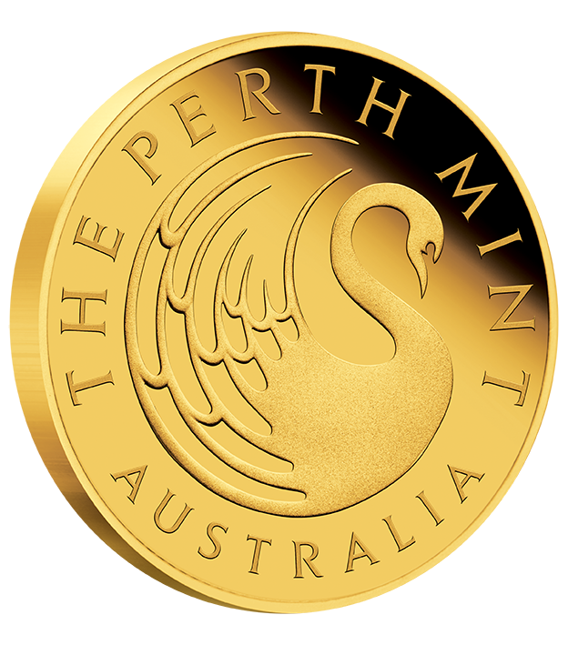 25 ThePerthMintLogo GoldPlated 1 2oz  Medallion OnEdge LowRes