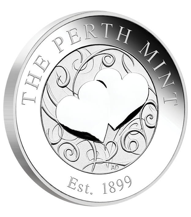 31 Hearts Silver 1 2oz  Medallion OnEdge LowRes