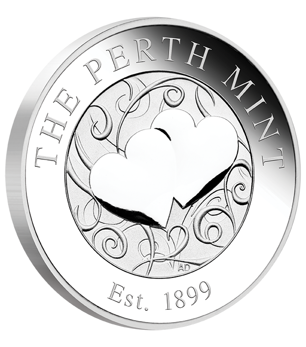 31 Hearts Silver 1 2oz  Medallion OnEdge LowRes