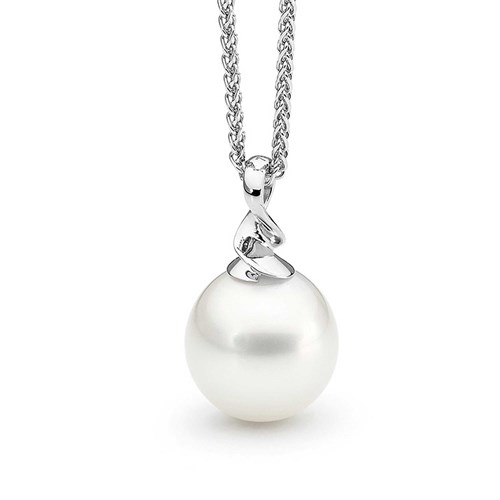 02 allure pearl white gold twisted pendant