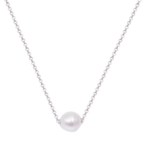 01 australian south sea cultured pearl sterling silver slider necklace
