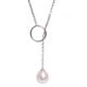 01 australian south sea cultured sterling silver drop necklace