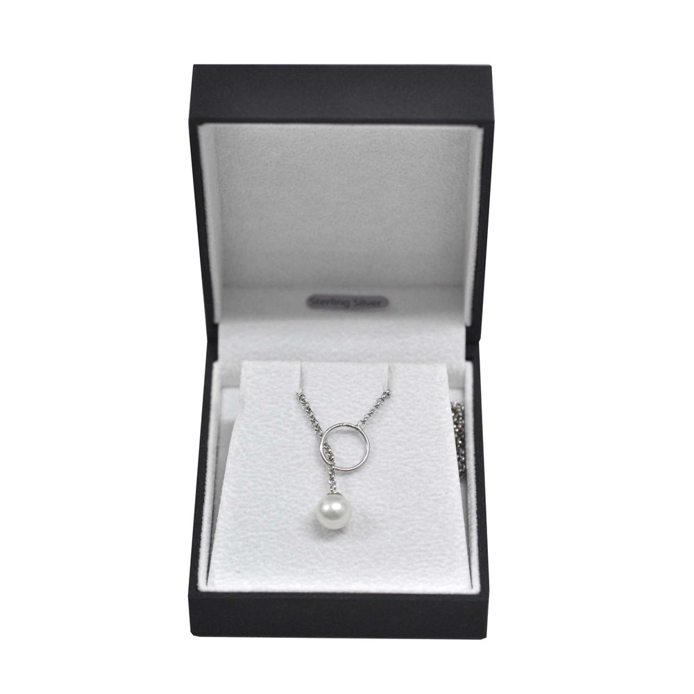 02 australian south sea cultured sterling silver drop necklace