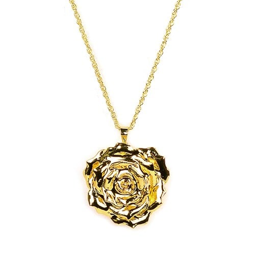 02 gold infinity rose pendant