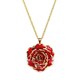 02 red infinity rose pendant