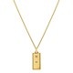 02 natures treasures pink diamond gold bar necklace with chain
