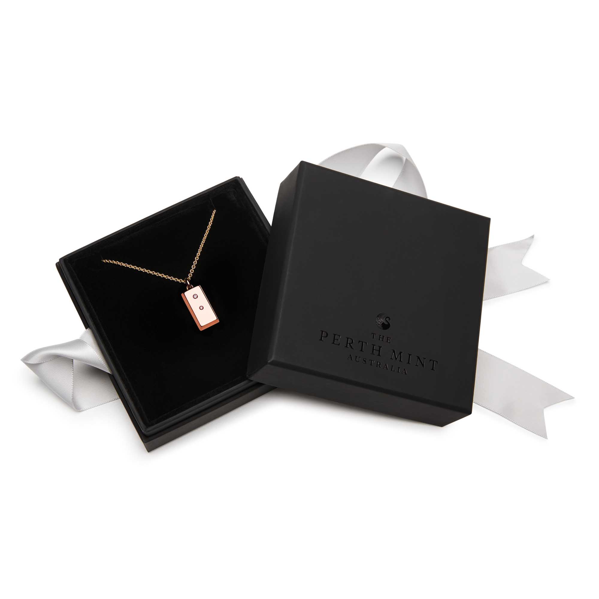 04 natures treasures pink diamond rose gold bar necklace InCase