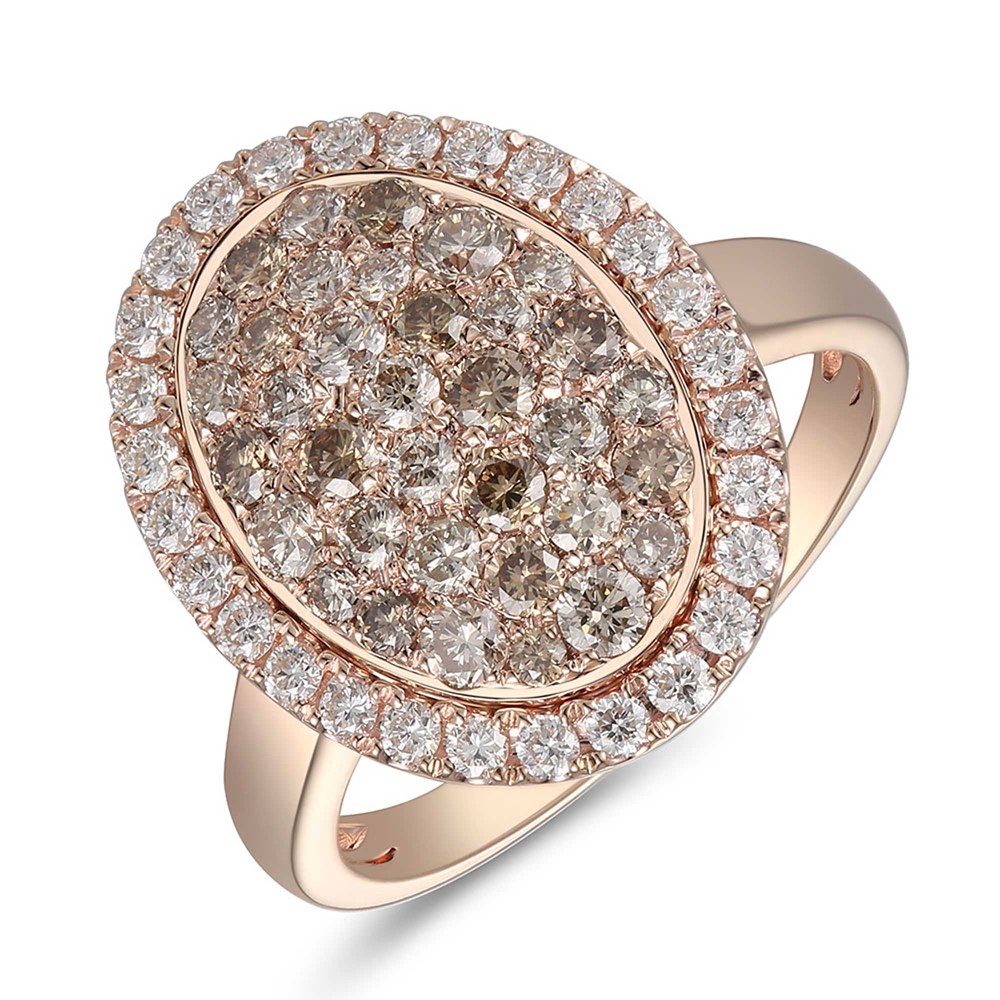 02 oval rose gold pave diamond ring