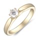 01 yellow gold round solitaire diamond ring